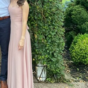 BHDLN pink bridesmaid or formal dress